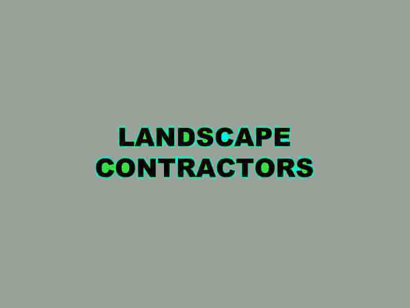 landscape contractors
